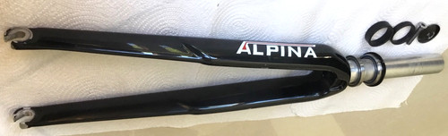 Alpina carbon fork - carbon, black